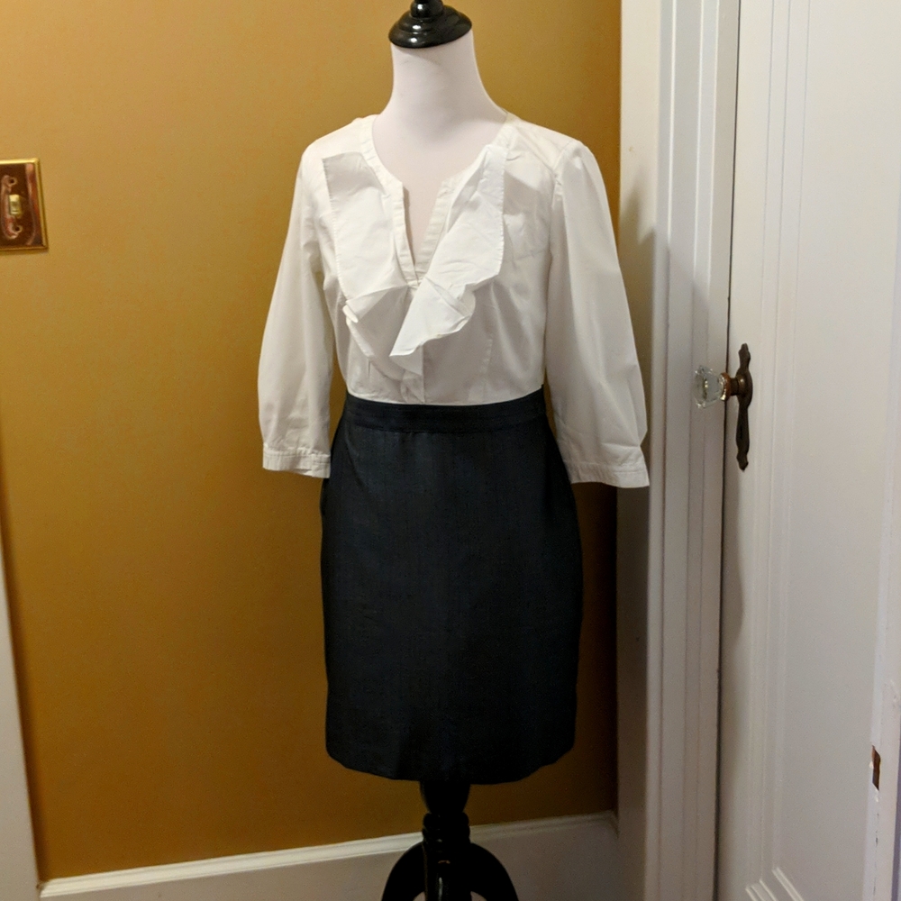 One-piece two-tone dress